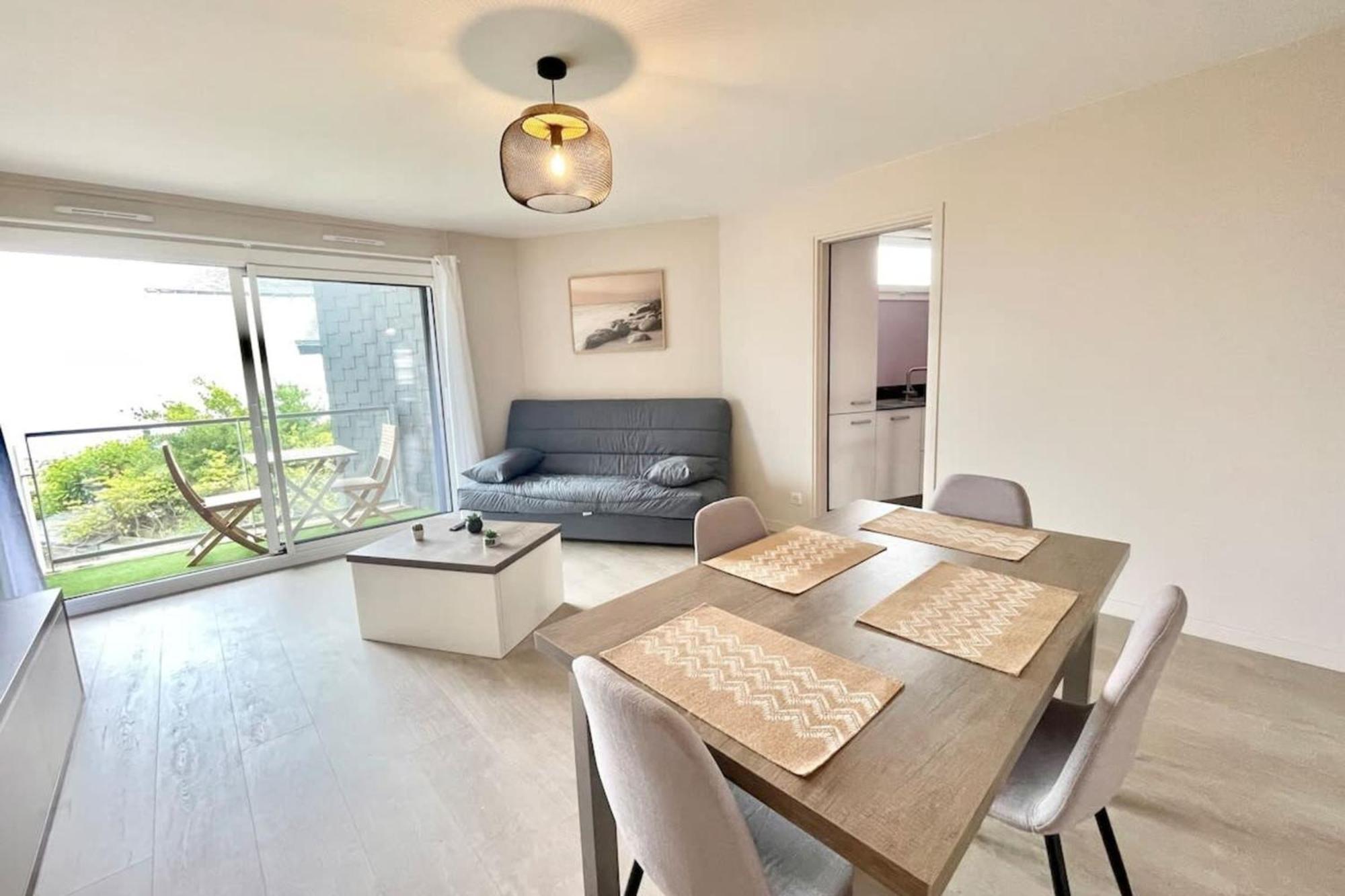 Royal Appartement De Standing - Face A L'Ocean Ploemeur Buitenkant foto